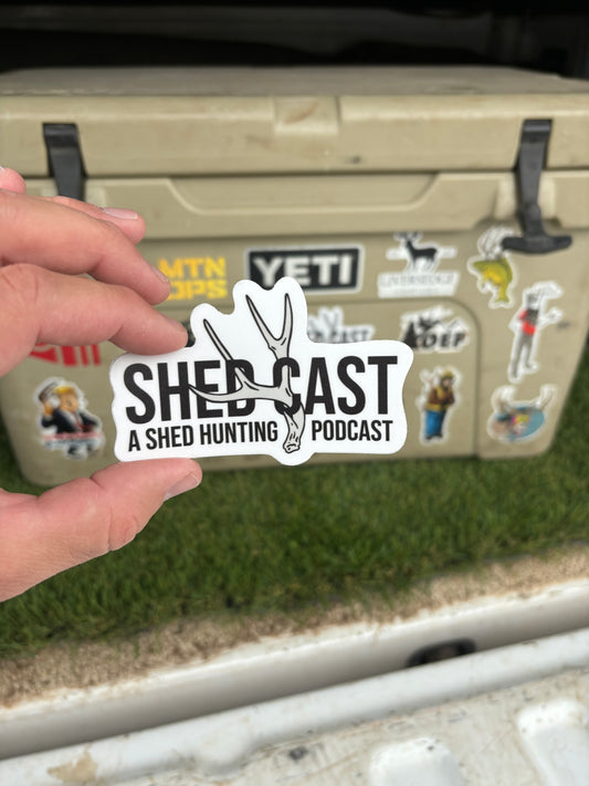 Sticker: Shed Cast Logo 3”
